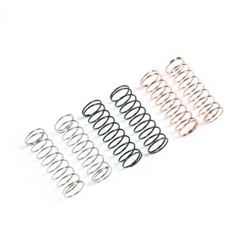 LOSI Rear Shock Springs (3 pair): Mini-T 2.0, Mini-B