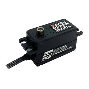 SAVOX High Voltage, Steel Gear, Monster Low Profile Servo with Soft Start, 0.065sec / 444.4oz @ 8.4V SAVSB2267SGP