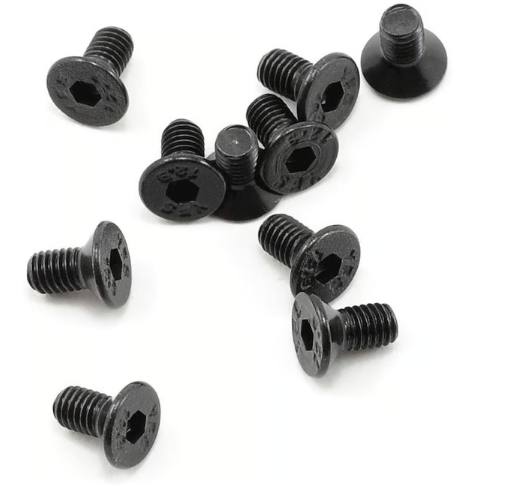 ProTek RC 3x6mm "High Strength" Flat Head Screws (10)