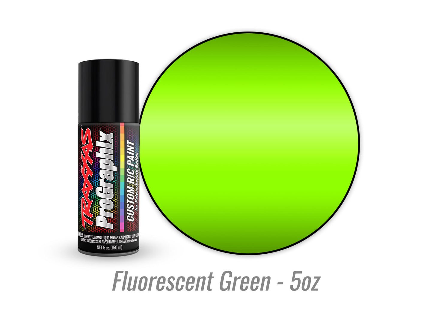 TRAXXAS Body paint, ProGraphix™, fluorescent green (5oz)