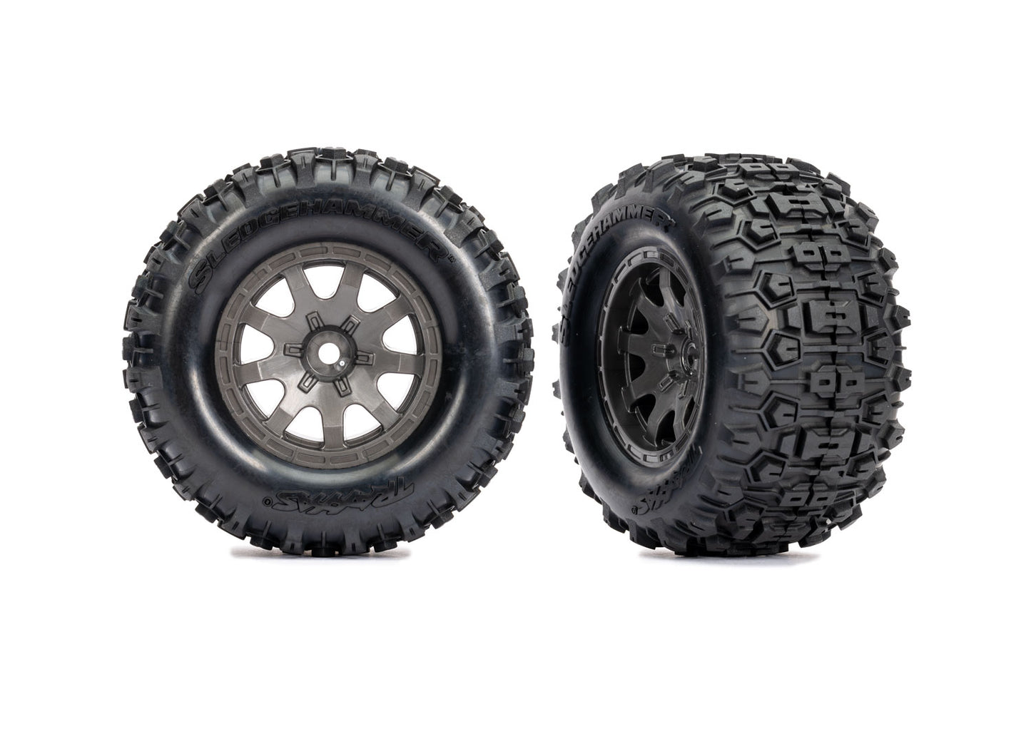 T&W BLK WHL SLEDGEHMMR TIRES (2)