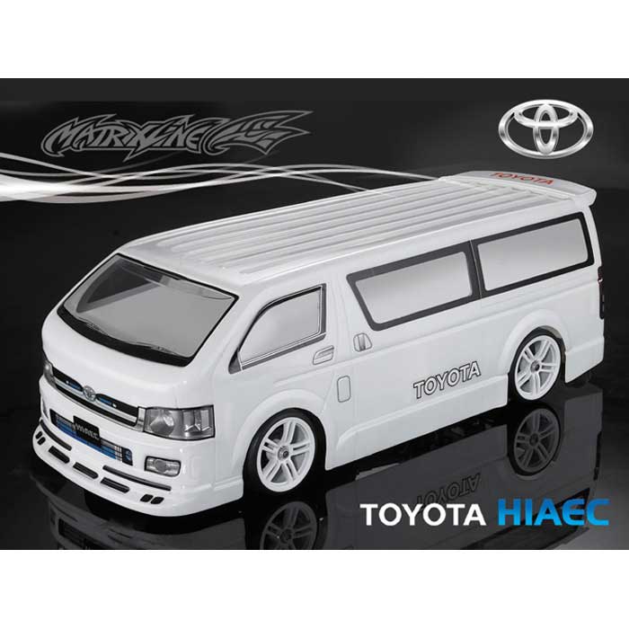 Toyota HIACE SUPER VAN 1-10 Body Shell [Matrixline] 201002