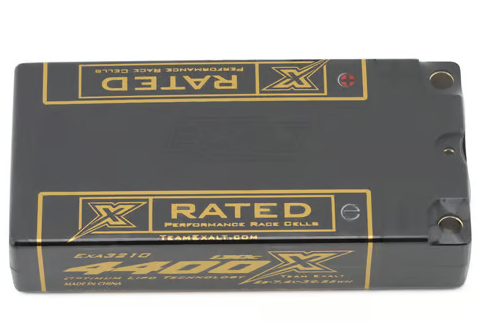 Team Exalt 2S 120C X-Rated LCG Drift Shorty Battery (7.4V/4400mAh) w/5mm Connectors