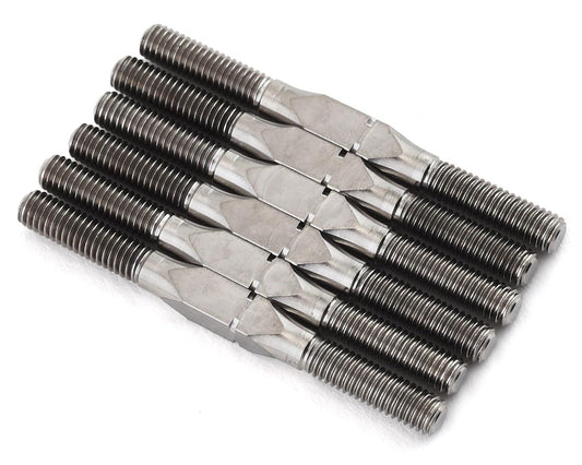 Team Associated Factory Team Reflex 14B/14T Titanium Turnbuckle Set (6)