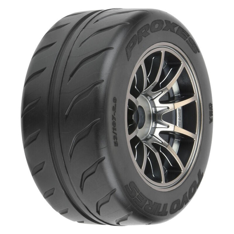 PRO-LINE 1/7 Toyo Proxes R888R S3 F/R 42/100 2.9" BELTED MTD 17mm Spectre (2) PRO10199-11