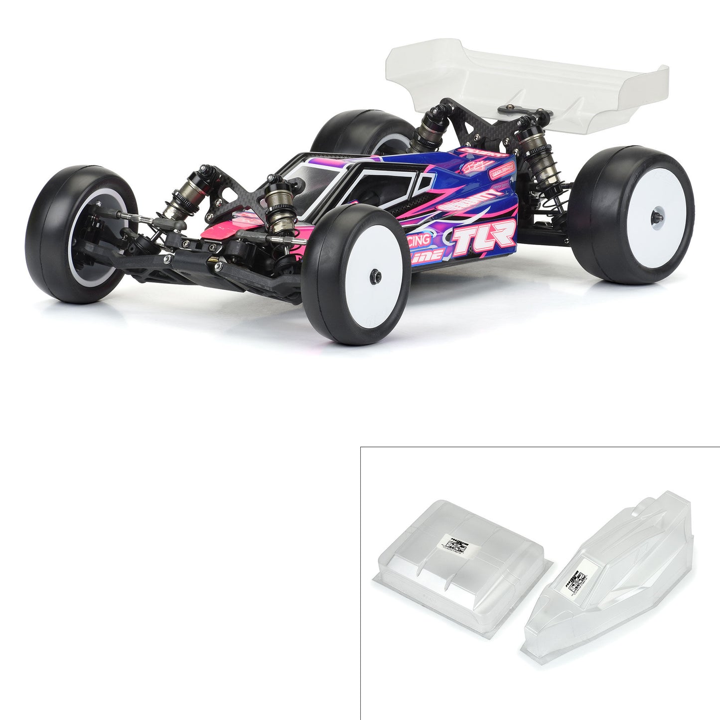 PRO-LINE 1/10 Sector Light Weight Clear Body: TLR 22 5.0 PRO362625