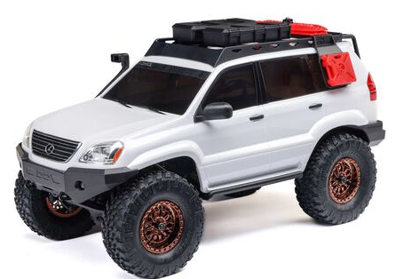 1/24 SCX24 Lexus GX 470 4X4 Rock Crawler RTR, White