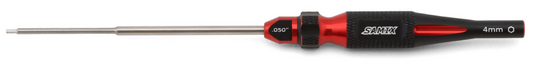 Samix SCX24 2-in-1 Hex Wrench/Nut Driver (Red) (.050" Hex/4mm Nut) SAMSCX24-SD050-RD