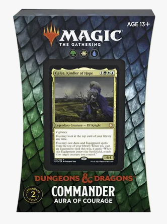 MAGIC THE GATHERING - Adventures in the Forgotten Realms - Aura of Courage Commander Deck