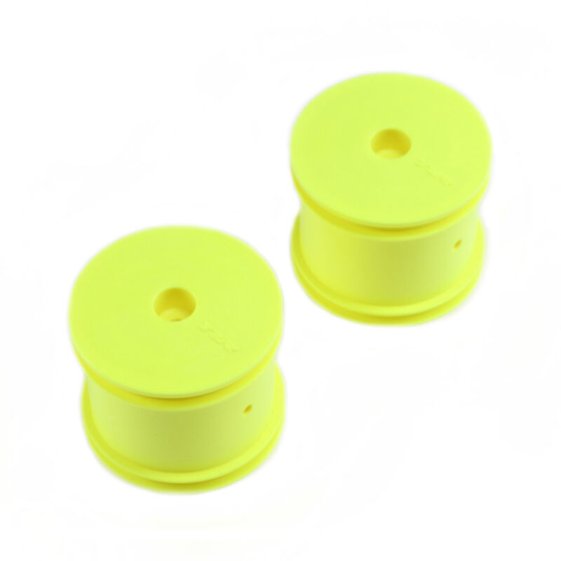 TLR Front/Rear Wheel, Yellow:(2) 22T