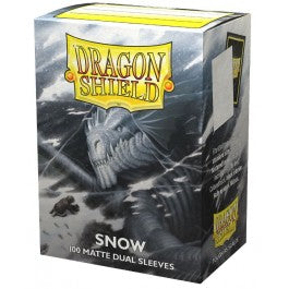 Dragon Shield 100-Count Box Dual Matte Snow