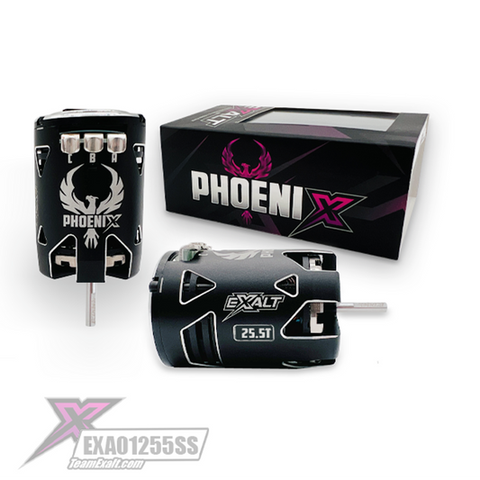 Exalt "Phoenix" Silver Spec Class Brushless Motor (25.5T) (EXA01255SS)