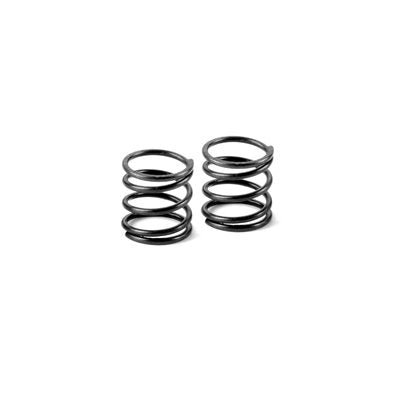 XRAY FRONT COIL SPRING FOR 4MM PIN C=2.1-2.3 - BLACK (2) 372188