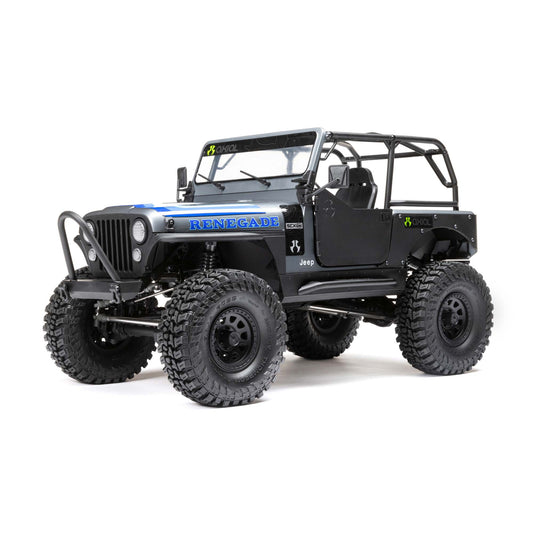 AXIAL 1/10 SCX10 III Jeep CJ-7 4WD Brushed RTR, Grey AXI03008T2