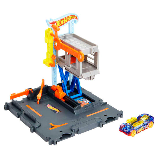 Hot Wheels City Downtown Repair Station Playset