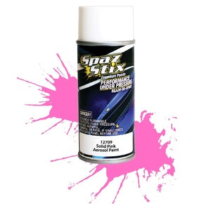 SPAZ STIX Solid Pink Aerosol Paint, 3.5oz Can