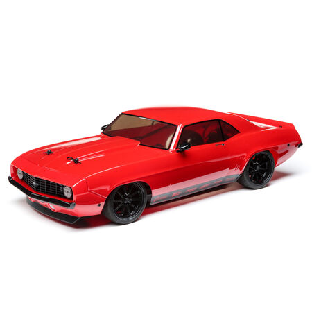 LOSI 1/10 1969 Chevy Camaro V100 AWD Brushed RTR RED