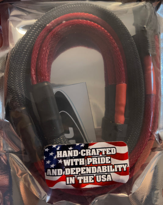 DRC 2S Charge Leads XT60-XT60 (METALLIC-RED)