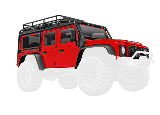 TRAXXAS BODY TRX-4M DEFENDER RED