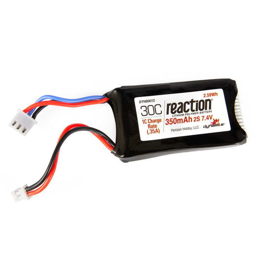 DYNAMITE Battery 7.4v 350mAh 2s LiPo DYNB0012