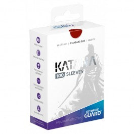 Ultimate Guard Sleeves Katana Red 100-Count