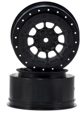 JConcepts 12mm Hex Hazard Short Course Wheels (Black) (2) (TEN-SCTE)