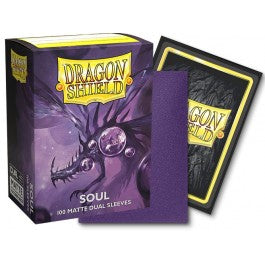 Dragon Shield Sleeves - 100ct Box Dual Matte - Soul Purple