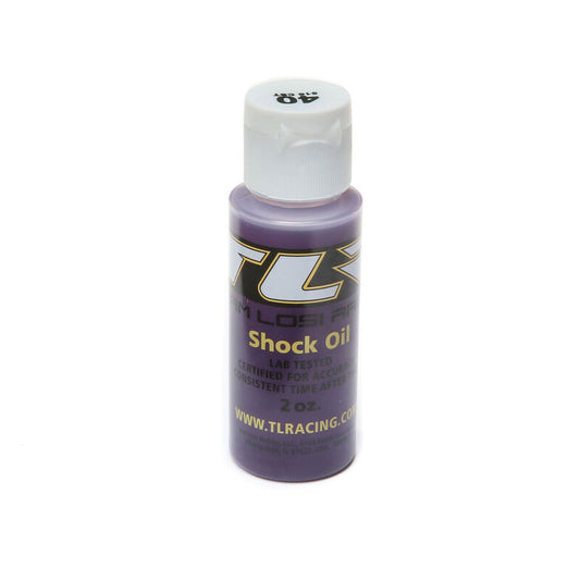 TLR SILICONE SHOCK OIL, 40WT, 516CST, 2OZ