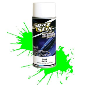 SPAZ STIX GREEN FLUORESCENT AEROSOL PAINT 3.5OZ