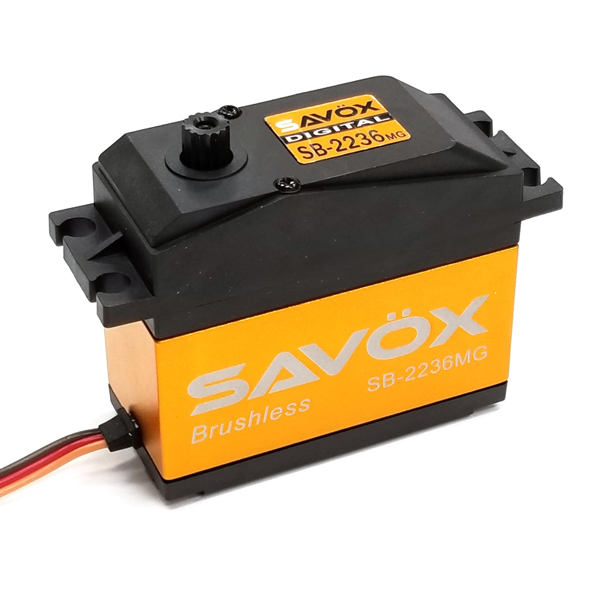 SAVOX 1/5 Scale, High Voltage, Brushless, Digital Servo .13sec / 555oz @ 7.4V SAVSB2236MG