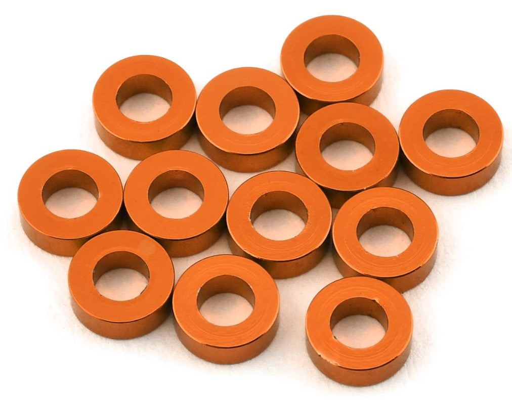 1UP Racing 3x6mm Precision Aluminum Shims (Orange) (12) (2mm)  1UP80354