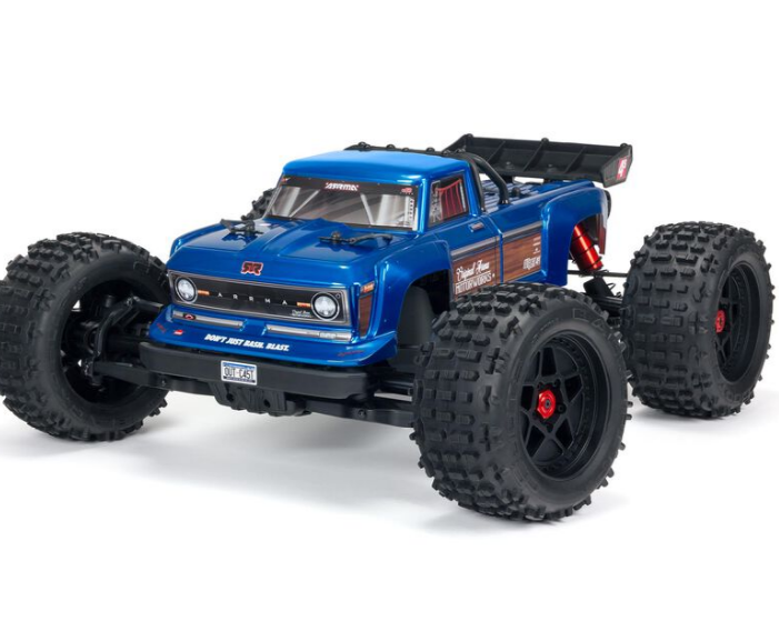 ARRMA 1/10 OUTCAST 4X4 4S V2 BLX Stunt Truck RTR, Blue