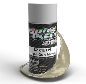 SPAZ STIX Light Gun Metal Aerosol Paint, 3.5oz Can