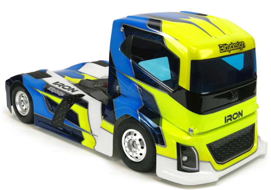 Bittydesign Iron 1/10 Truck Body (Clear) (190mm)