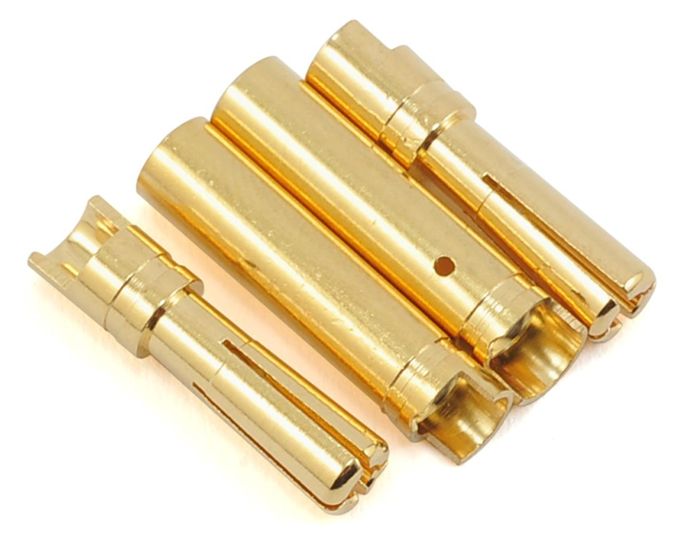 ProTek RC 4.0mm "Super Bullet" Solid Gold Connectors (2 Male/2 Female) PTK-5032