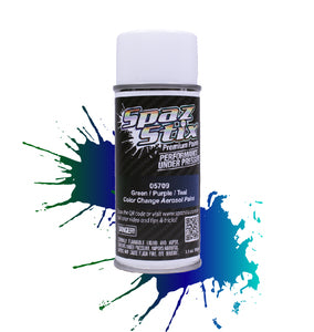 SPAZ STIX COLOR CHANGING PAINT GREEN / PURPLE/TEAL