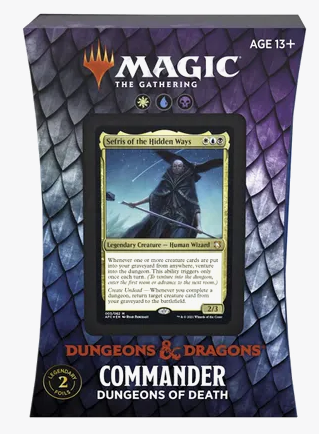 MAGIC THE GATHERING - Adventures in the Forgotten Realms - Dungeons of Death Commander Deck