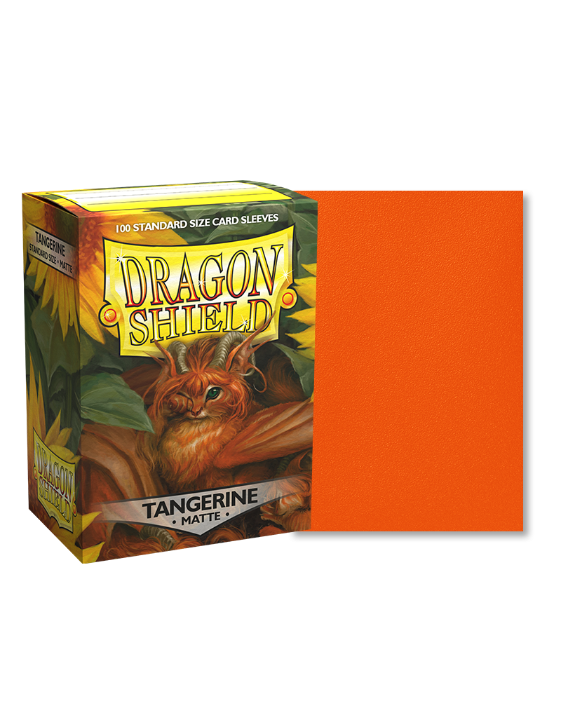 DRAGON SHIELD - Matte Sleeves (Tangerine)