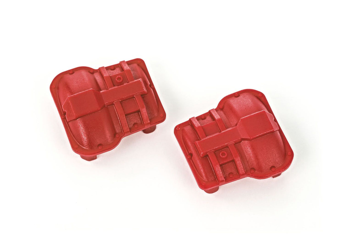 TRAXXAS TRX4M AXLE COVER (2) RED