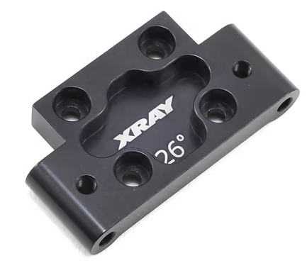 XRAY ALU FRONT LOWER ARM MOUNT - SWISS 7075 T6 XRA322310