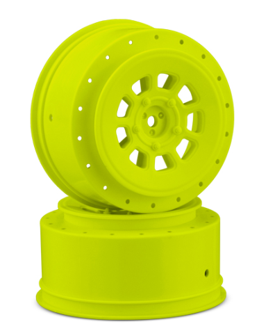 JCONCEPTS 9-Shot 12mm SC10 | SC6.2 Wheel YELLOW