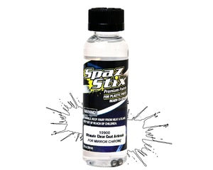 SPAZ STIX ULTIMATE CLEAR COAT AIRBRUSH PAINT 2OZ - FOR MIRROR CHROME