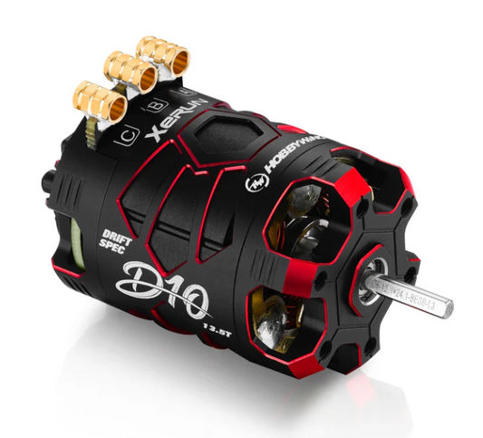 Xerun D10 Drift Motor - 13.5T (2900kv) Red