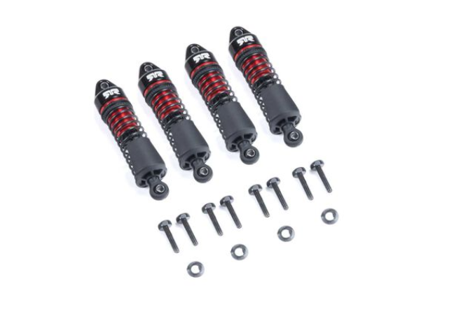 ARRMA Aluminum Shock Set, 58mm Length, 300cSt Oil (4): GROM