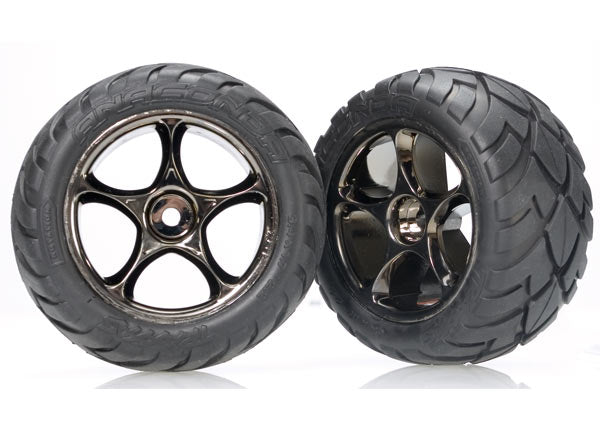 TRAXXAS T&W BLK CHRM 2.2/ANACONDA TIRE