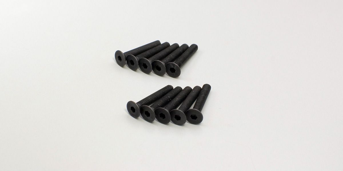 KYOSHO Flat Head Screw(Hex/M3x18/10pcs) 1-S33018H