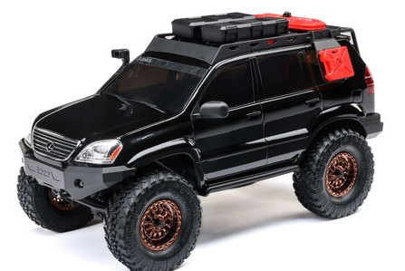 1/24 SCX24 Lexus GX 470 4X4 Rock Crawler RTR, Black