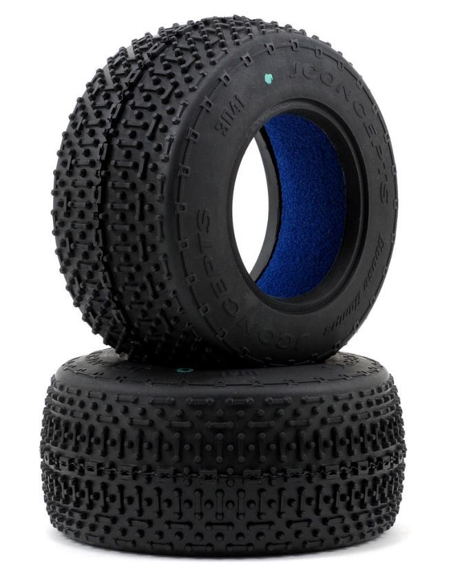 JConcepts Goose Bumps Short Course Tires (2) (Green) JCO3041-02