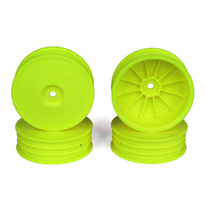 DE RACING  Slim Speedline Buggy Wheels, Front, Yellow 4pcs