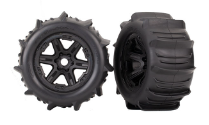 TRAXXAS T&W PADDLE TIRE/BLK WHL TSM #8674